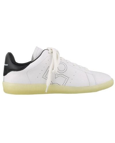 Isabel Marant Lace-up Low-top Sneakers - White