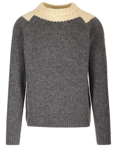 Dries Van Noten Morgan Crewneck Jumper - Grey