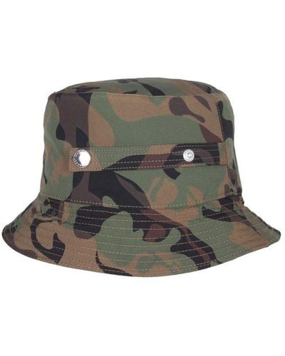 Alexander McQueen Camouflage Printed Bucket Hat - Multicolour