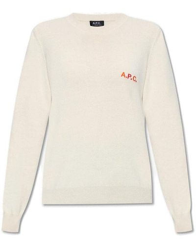 A.P.C. 'sylvalne' Sweater - Natural