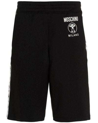 Moschino 'question Mark' Bermuda Shorts - Black