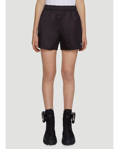 Prada Re-nylon Gabardine Shorts - Black