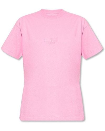 Balenciaga Logo T-Shirt - Pink