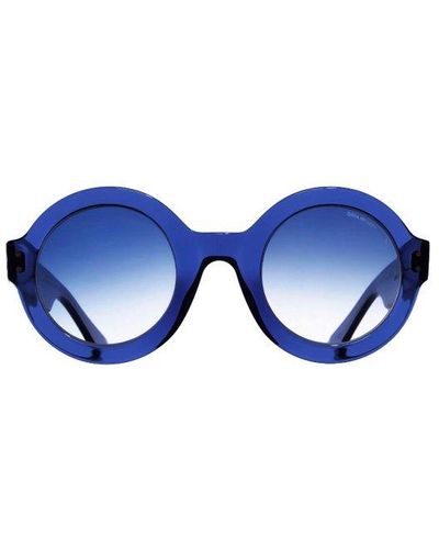 Cutler and Gross Round Frame Sunglasses - Blue