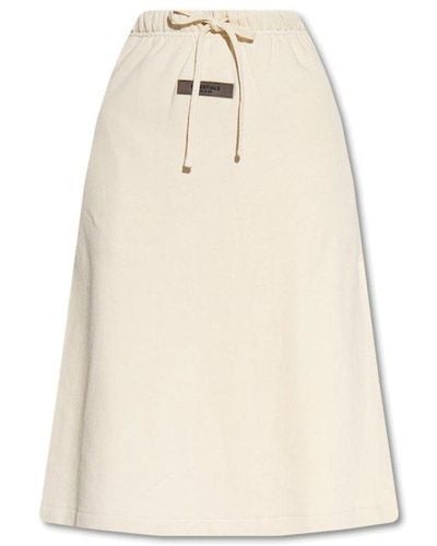 Fear Of God Skirt With Logo - Natural