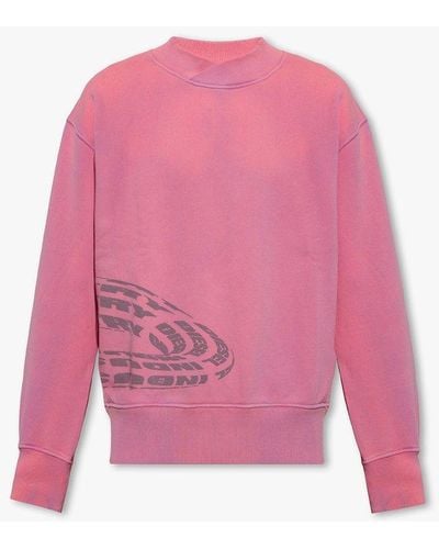 DIESEL S Mackis Crewneck Sweater - Pink