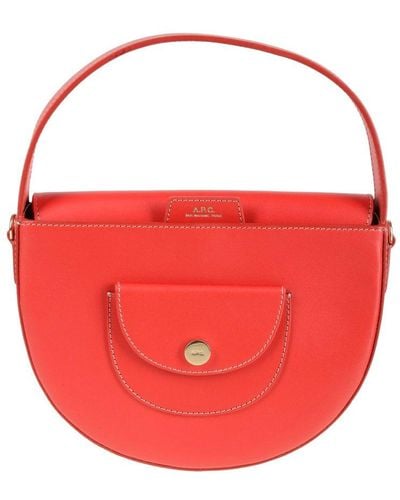 A.P.C. Le Pocket Small Tote Bag - Red