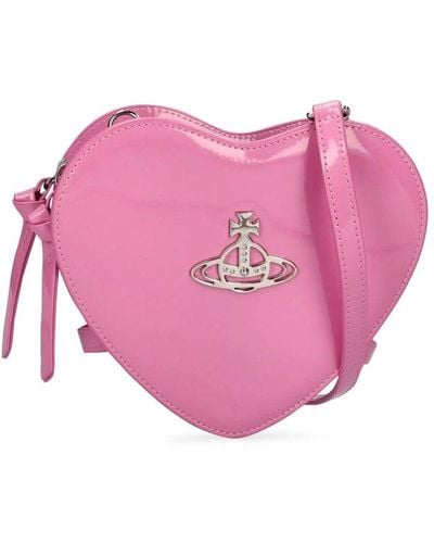 Vivienne Westwood Louise Heart-shape Frame Crossbody Bag - Pink