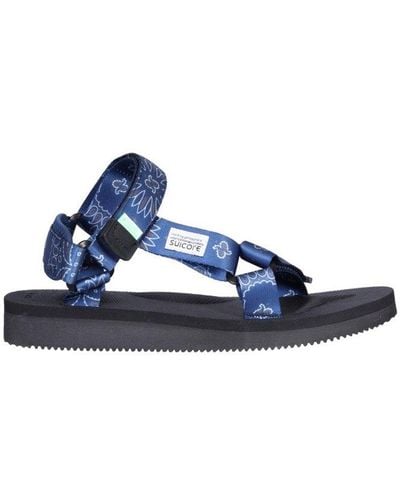 Suicoke Depa Cab Flat Sandals - Blue