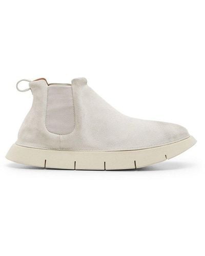 Marsèll Intagliata Round-toe Boots - White