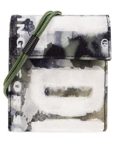 DIESEL ‘Rave Bi-Fold’ Wallet With Logo - Multicolor