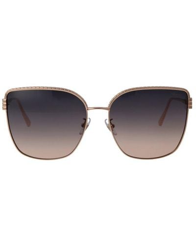 Chopard Square Frame Sunglasses - Metallic