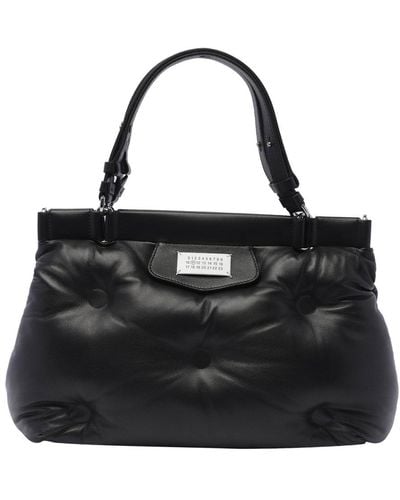 Maison Margiela Medium Glam Slam Numbers Motif Tote Bag - Black