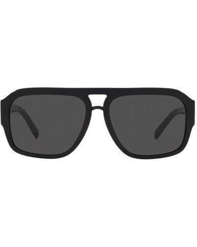 Dolce & Gabbana Aviator Sunglasses - Black