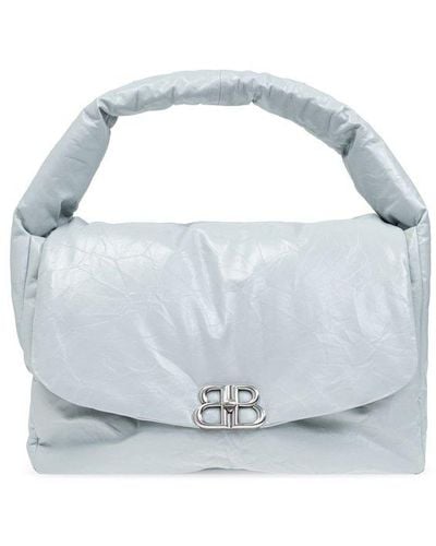 Balenciaga Monaco Large Sling Shoulder Bag - White