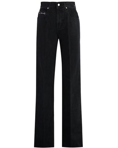 Gucci 5-pocket Straight-leg Jeans - Black