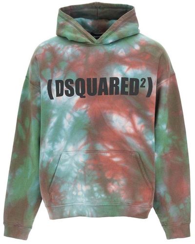 DSquared² Tie-dye Hoodie - Multicolour