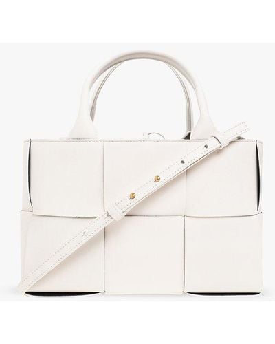 Bottega Veneta 'arco Mini' Shopper Bag, - White
