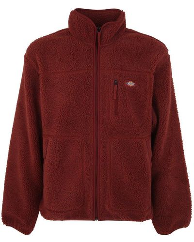 Dickies Mount Hope Fleece Jacket Clothing - Red