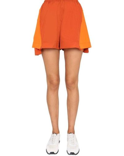 Y-3 Asymmetric Running Shorts - Orange