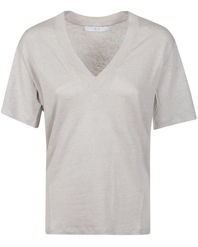 IRO Jeyla V-neck T-shirt - White