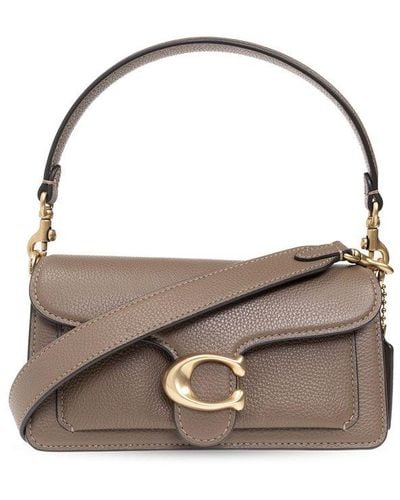 COACH Tabby 26 Pebbled-leather Shoulder Bag - Brown