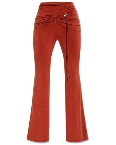 Jacquemus Espelho Draped Skirt Pants - Red