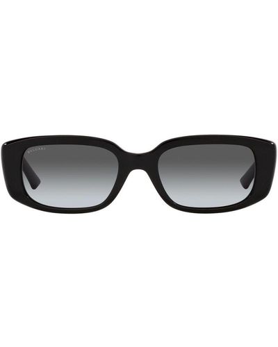 BVLGARI Squared Frame Sunglasses - Black