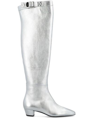 Tom Ford Buckled Over-the-knee Boots - White