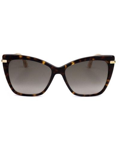 Jimmy Choo Cat-eye Frame Sunglasses - Black