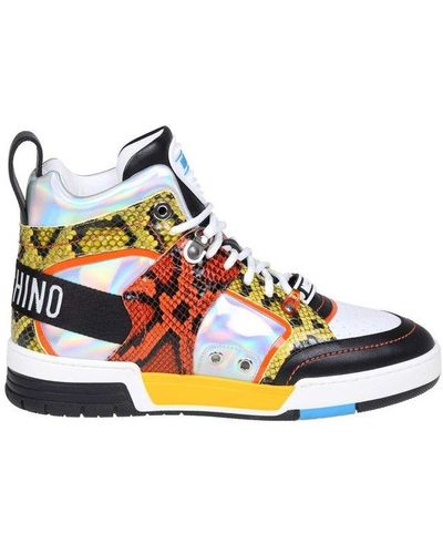Moschino Kevin 40 High-top Trainers - Multicolour