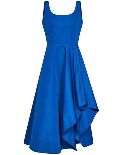 Alexander McQueen Midi Dress - Blue