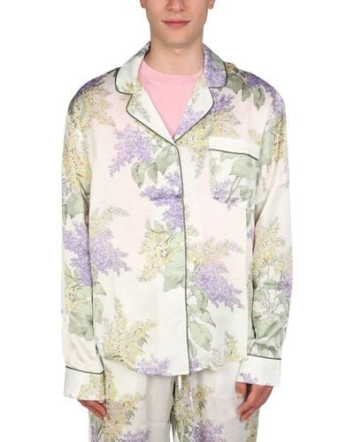 MOUTY Floral Print Pajamas Shirt - Multicolor