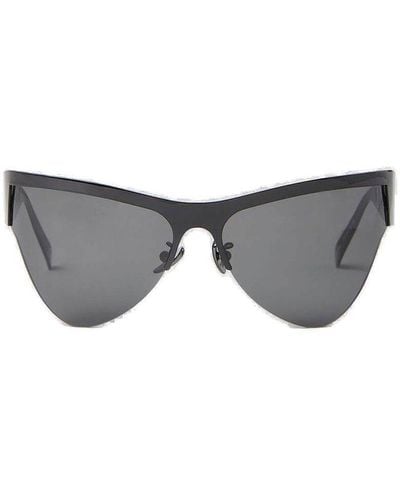 Marni Triangular Rimless Frame Sunglasses - Grey