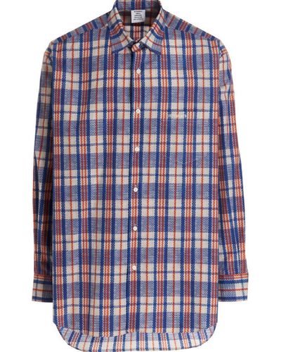 Vetements 'barbes' Shirt - Blue