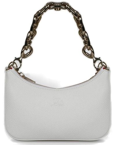 Christian Louboutin Loubila Chain Mini Shoulder Bag - White