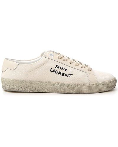 Saint Laurent Court Classic Sl/06 Sneakers - Natural