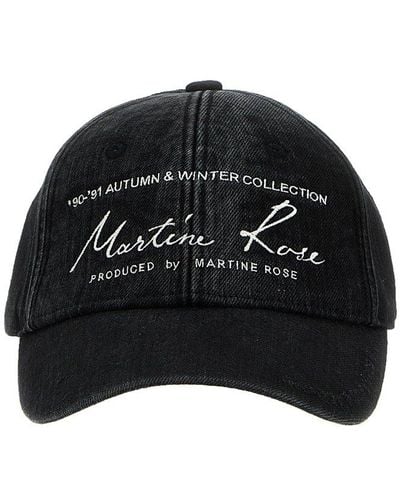 Martine Rose Signature Hats - Black