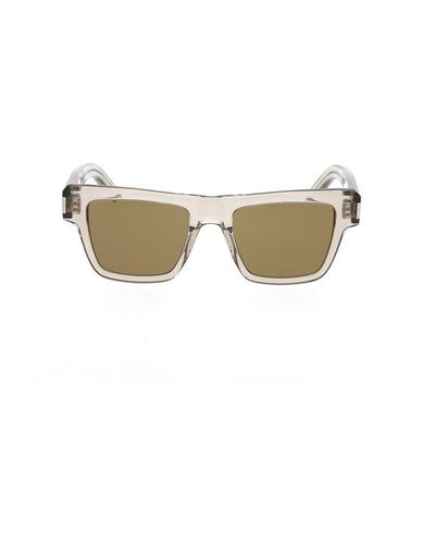 Saint Laurent Square Frame Sunglasses - Black