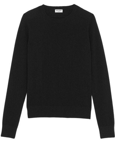 Saint Laurent Classic Crewneck Sweater - Black