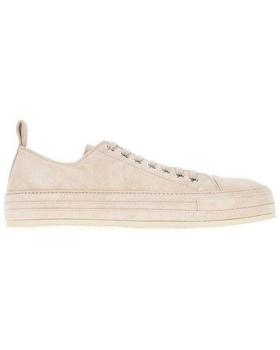 Ann Demeulemeester Round Toe Sneakers - Pink