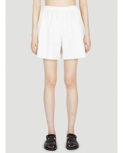 The Row Gunther Shorts - White