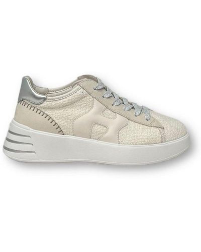 Hogan Rebel Lace-up Trainers - White