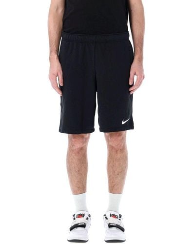 Nike Dry Dri-fit Fleece Fitness Shorts - Black
