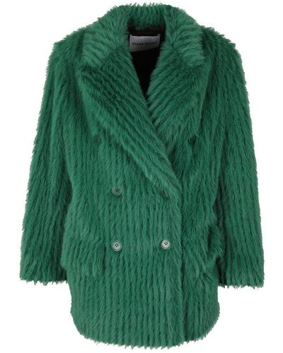 Stand Studio Zenni Double Breasted Jacket - Green
