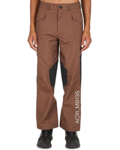 A_COLD_WALL* * Color-block Cargo Pants - Brown