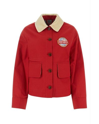 KENZO Jackets - Red