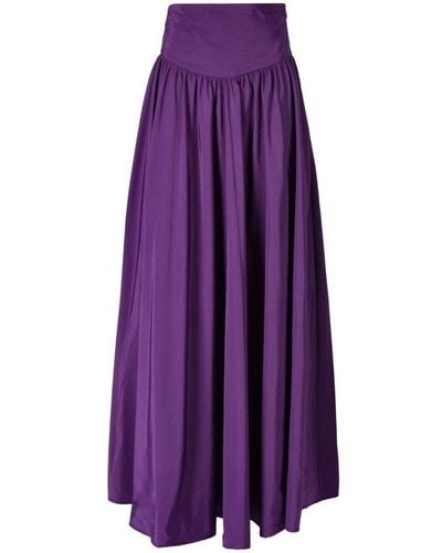 Aniye By High-waisted Maxi Skirt - Purple