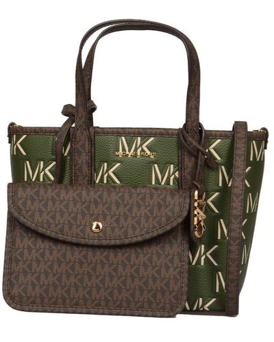 Michael Kors Outlet: tote bags for women - White  Michael Kors tote bags  30S3SZAT7V online at