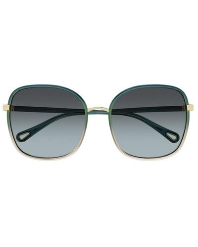 Chloé Square Frame Sunglasses - Grey